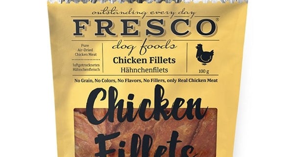 naturally dried chicken fillet dog snack